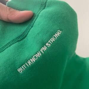You Matter Green Men's Sweater - 'You Matter' Design